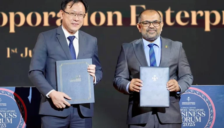 އެސްއޯއީތަކުގެ ހިންގުން ހަރުދަނާކުރަން ސިންގަޕޫރާއެކު ސޮއިކޮށްފި