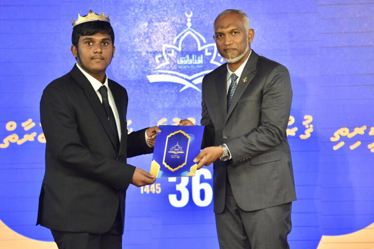 ޤައުމީ ޤުރްއާން މުބާރާތުން 1ވަނަ ހޯދުމުން ޕީއެޗްޑީ ކިޔެވުމުގެ ފުރުސަތާއެކު އެއްލައްކަ ރުފިޔާ