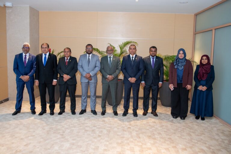 ރަސްމީ ދަތުރުފުޅެއްގައި މަޖިލީހުގެ ރައީސް އަބްދުއްރަހީމް ސައުދީއަށް