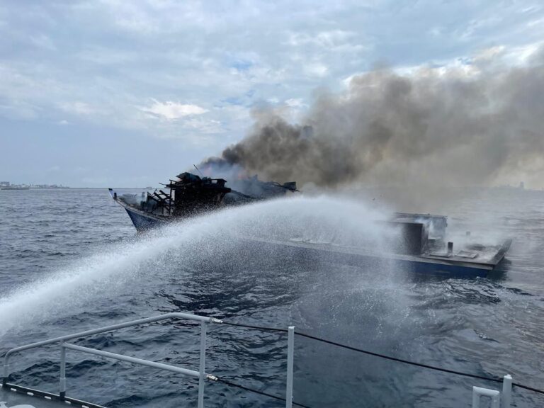 ދޯންޏެއްގައި ރޯވި ހާދިސާ: އަލިފާންގަނޑު މިހާރު ކޮންޓްރޯލުކޮށްފި