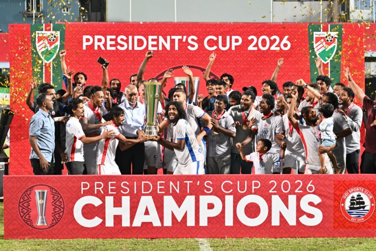 ޕްރެސިޑެންޓްސް ކަޕްގެ ފައިނަލް މެޗު ރައީސް ޝަރަފުވެރިކޮށްދެއްވައިފި