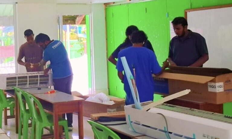 އޭސީ ހަރުކުރާ ފުރަތަމަ ސްކޫލްތަކުގެ މަސައްކަތް އަންނަމަހު ނިންމާލެވޭނެ: ފެނަކަ