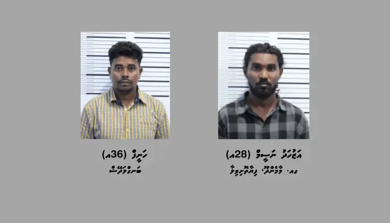 2 ދޯންޏަކުން 3 ކިލޯގެ މަސްތުވާތަކެތި ހޯދައި، ދެ މީހަކު ހައްޔަރުކޮށްފި