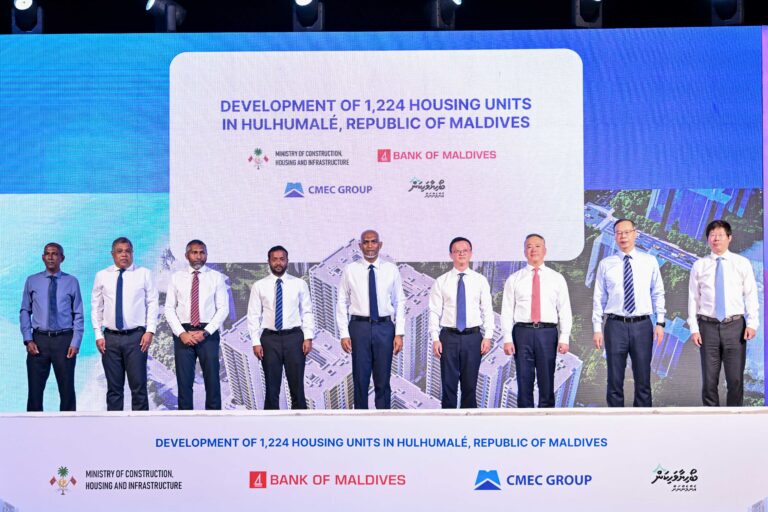 ބީއެމްއެލްއިން ހުޅުމާލޭގައި އިމާރާތްކުރާ 1224 ޔުނިޓުގެ ބިންގާ އަޅައިފި