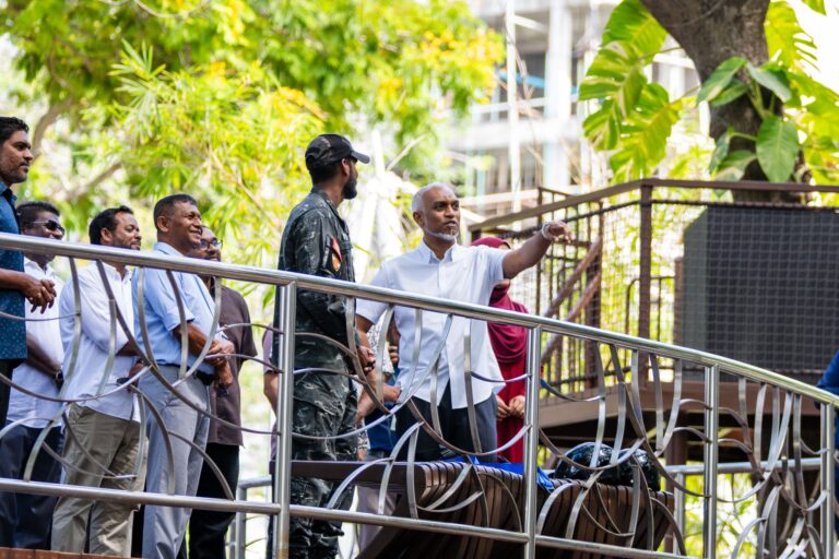 ރައީސް، ސަލްޓަން ޕާކު ތަރައްޤީކުރުމުގެ މަސައްކަތް ބައްލަވާލައްވައިފި