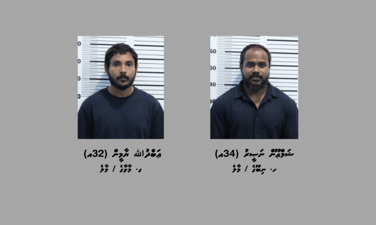 ރާއްޖެއަށް ޑްރަގް އެތެރެކުރިކަމުގެ ތުހުމަތުގައި ދެމީހަކު ހައްޔަރުކޮށްފި
