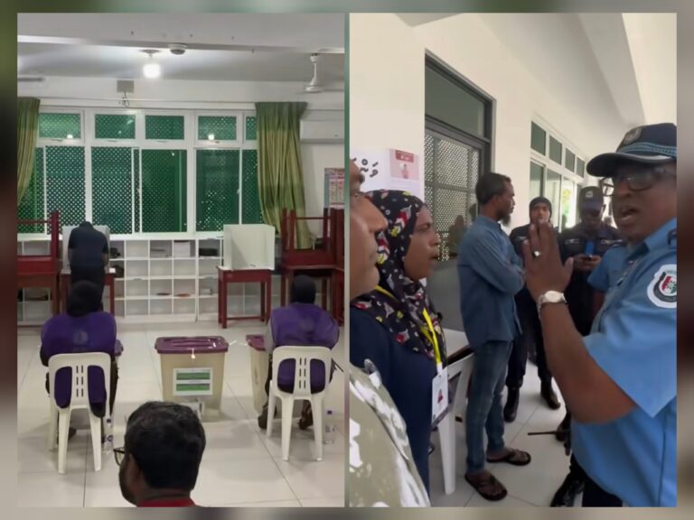 ވޯޓުގެ ސިއްރުކަން ނުހިފެހެއްޓޭ ކަމަށް ބުނެ ގައްދޫ ސްކޫލް މަރުކަޒުގައި ބަޔަކު ހަމަނުޖެހުން ހިންގައިފި