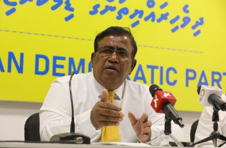 އެމްޑީޕީގެ ވަގުތީ ޗެއާޕަރސަންގެ އިތުބާރު ނެތްކަމުގެ މައްސަލައެއް ހުށަހަޅަނީ