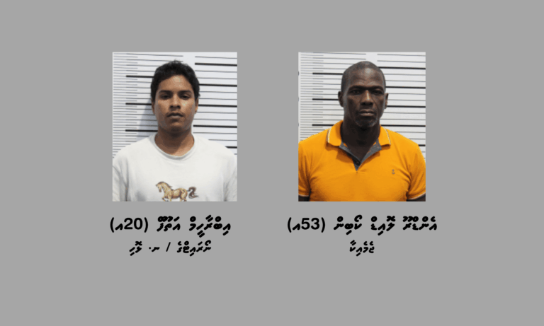 ކިލޯއަކަށް ވުރެ ގިނަ މަސްތުވާތަކެތި އެތެރެކުރި މައްސަލައެއްގައި ޖެމެއިކާ މީހަކާއި ދެ ދިވެއްސަކު ހައްޔަރުކޮށްފި