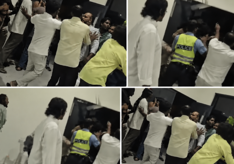 ޕީއެންސީ އެތެރޭގެ އިންތިހާބުގެ ތެރެއިން ހިނގި މާރާމާރީ: ތިން މީހަކު ހައްޔަރުކޮށް 15 ދުވަހަށް ބަންދު