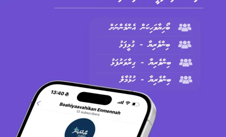 ސަރުކާރުން ހިންގާ ބޯހިޔާވަހިކަމުގެ މަޝްރޫއުތަކާ ގުޅޭ މައުލޫމާތު ދޭން ވައިބަ ކޮމިއުނިޓީ ގްރޫޕްތަކެއް