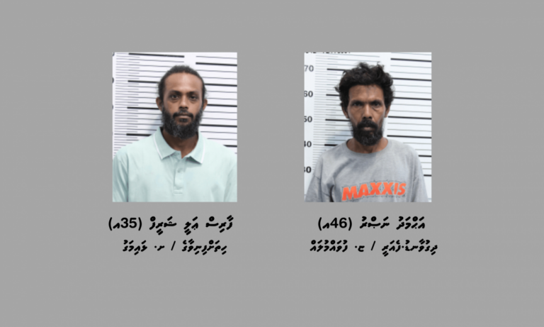 ފިހާރައެއްގެ ބިއްލޫރިގަނޑު ތަޅާލައި، ލޮއިނަރުތަކެއް ވަގަށް ނެގުމުގެ ތުހުމަތުގައި ދެ މީހަކު ހައްޔަރުކޮށްފި