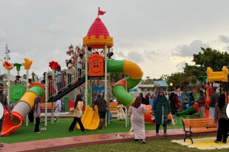 އުތީމުގައި އަލަށް ތަރައްޤީކުރި ކުޑަކުދިންގެ ޕާކު ހުޅުވައިފި