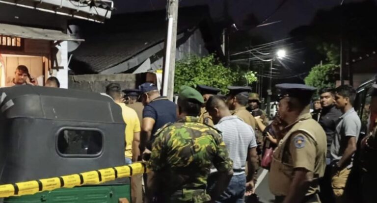 ގިނަ އަދަދެއްގެ ދިވެހިން ދިރިއުޅޭ ލަންކާގެ ދެހިވަލާގެ ގެއަކަށް ބޮމުގެ ހަމަލާއެއްދީ ދެ ކުދިން މަރާލައިފި